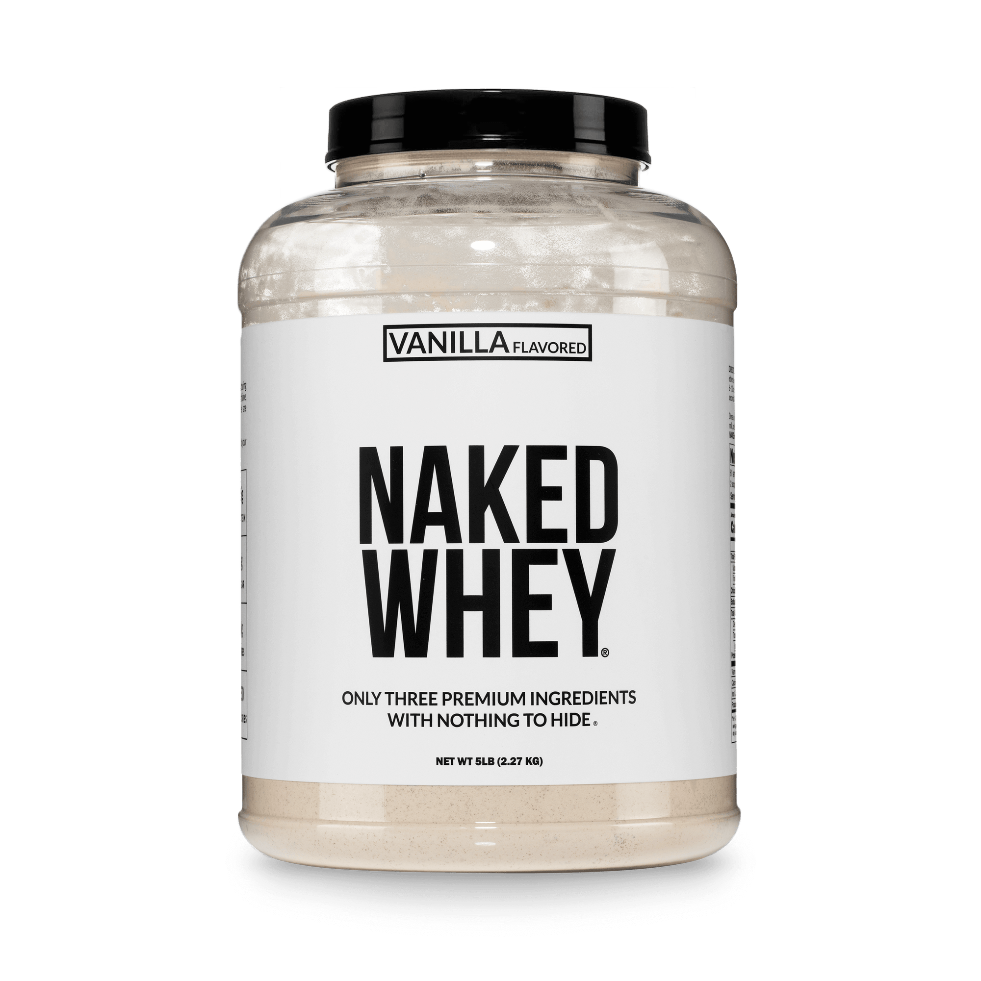 Vanilla Whey Protein Powder | Naked Vanilla Whey - 5LB