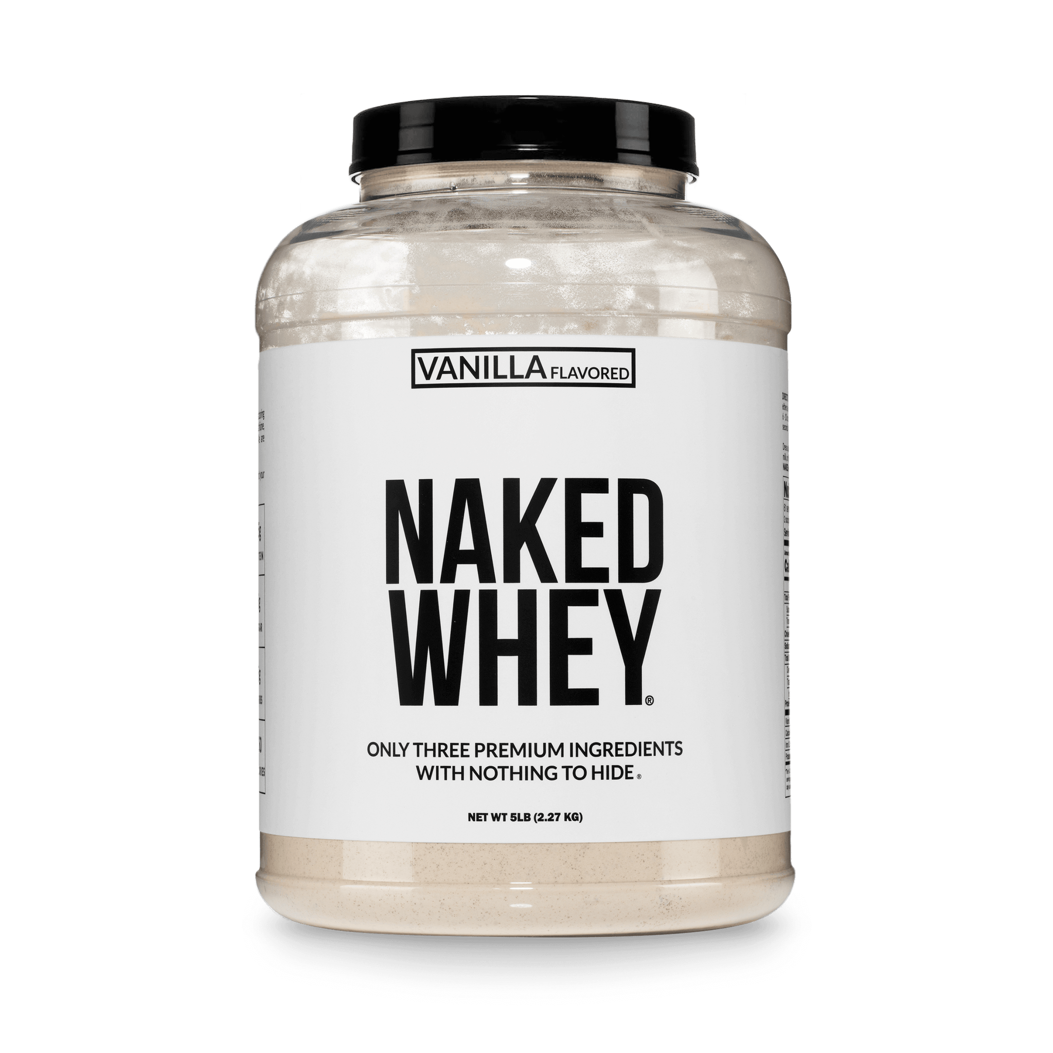 Vanilla Whey Protein Powder | Naked Vanilla Whey - 5LB