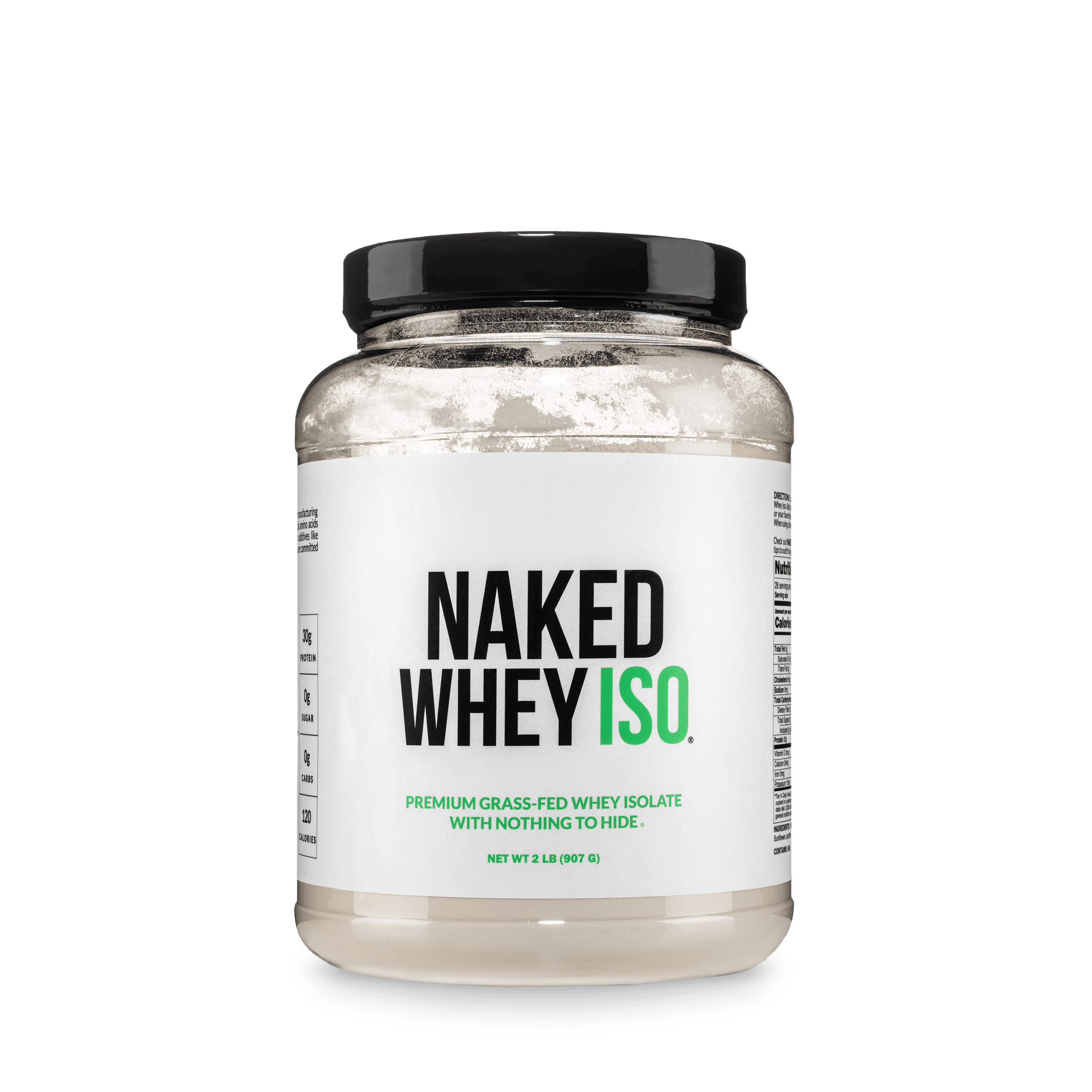 Grass Fed Whey Isolate Protein Powder | Naked Whey Isolate - 2LB