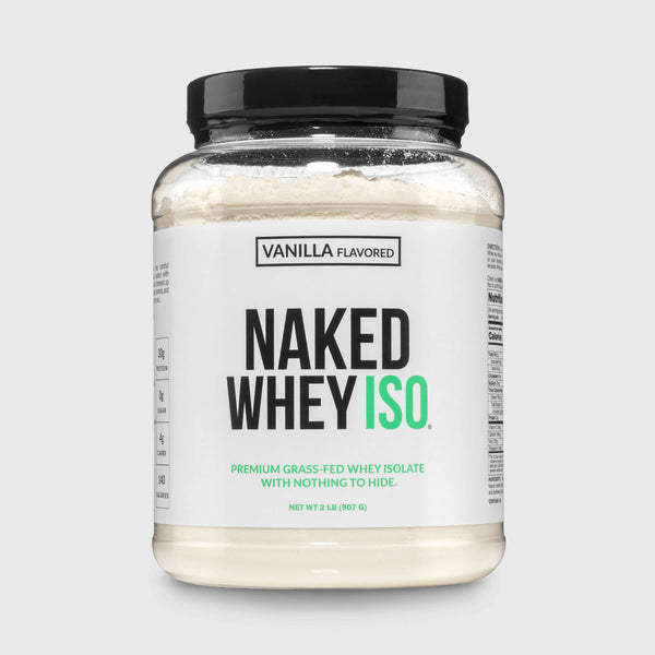 Vanilla Whey Isolate Protein Powder 2lb - Naked Whey Isolate