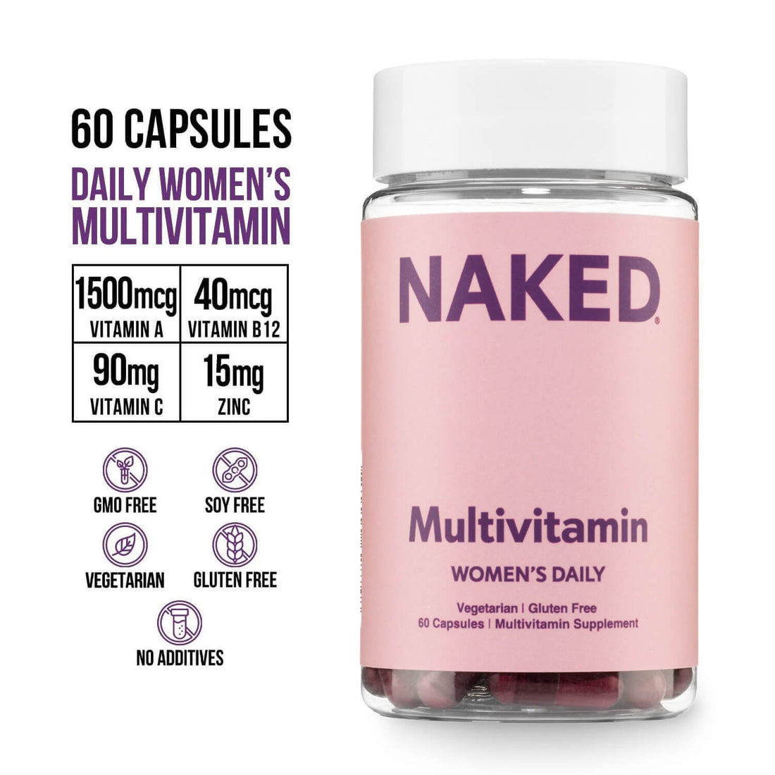 Multivitamínico para mujeres | Ella Women's Multi - 60 cápsulas