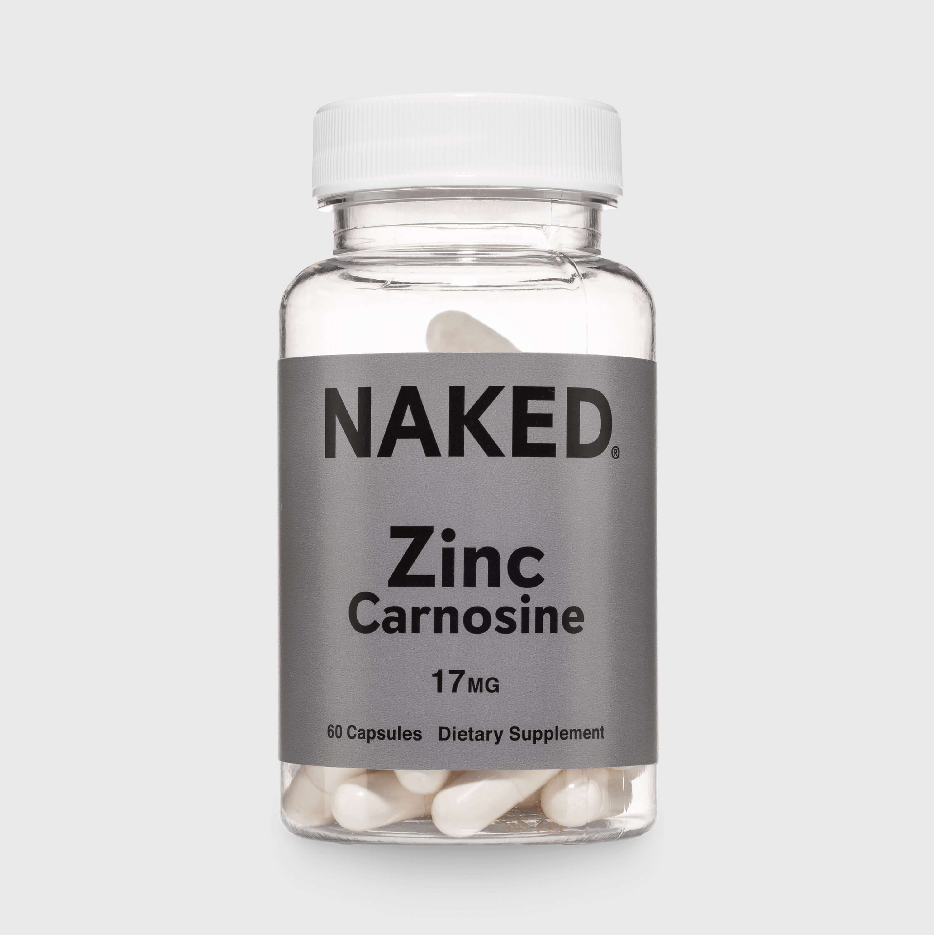 Daily Zinc Supplement | Naked Zinc Carnosine - 60 Capsules