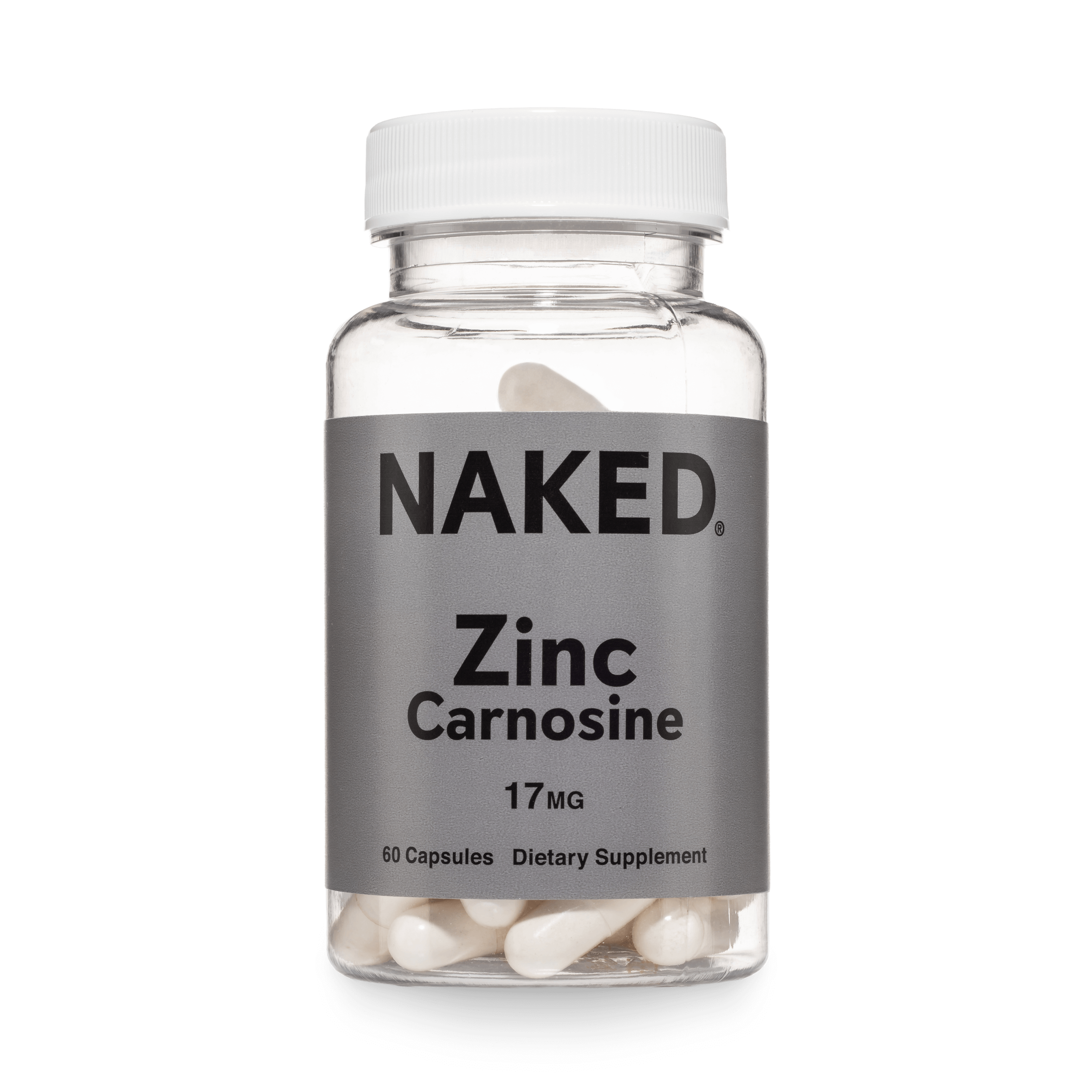 Daily Zinc Supplement | Naked Zinc Carnosine - 60 Capsules Daily Zinc Supplement | Naked Zinc Carnosine - 60 Capsules