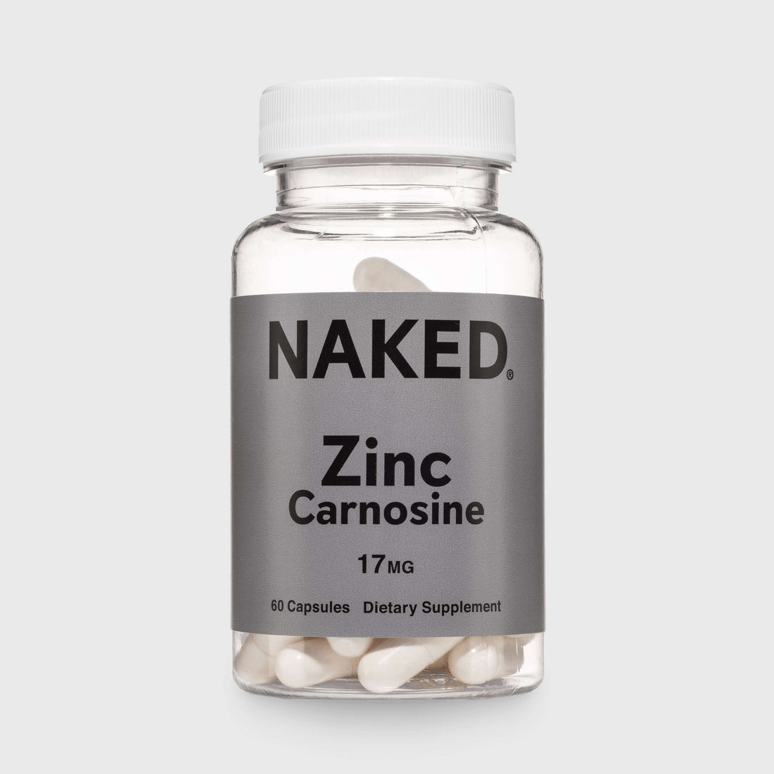 Daily Zinc Supplement | Naked Zinc Carnosine - 60 Capsules