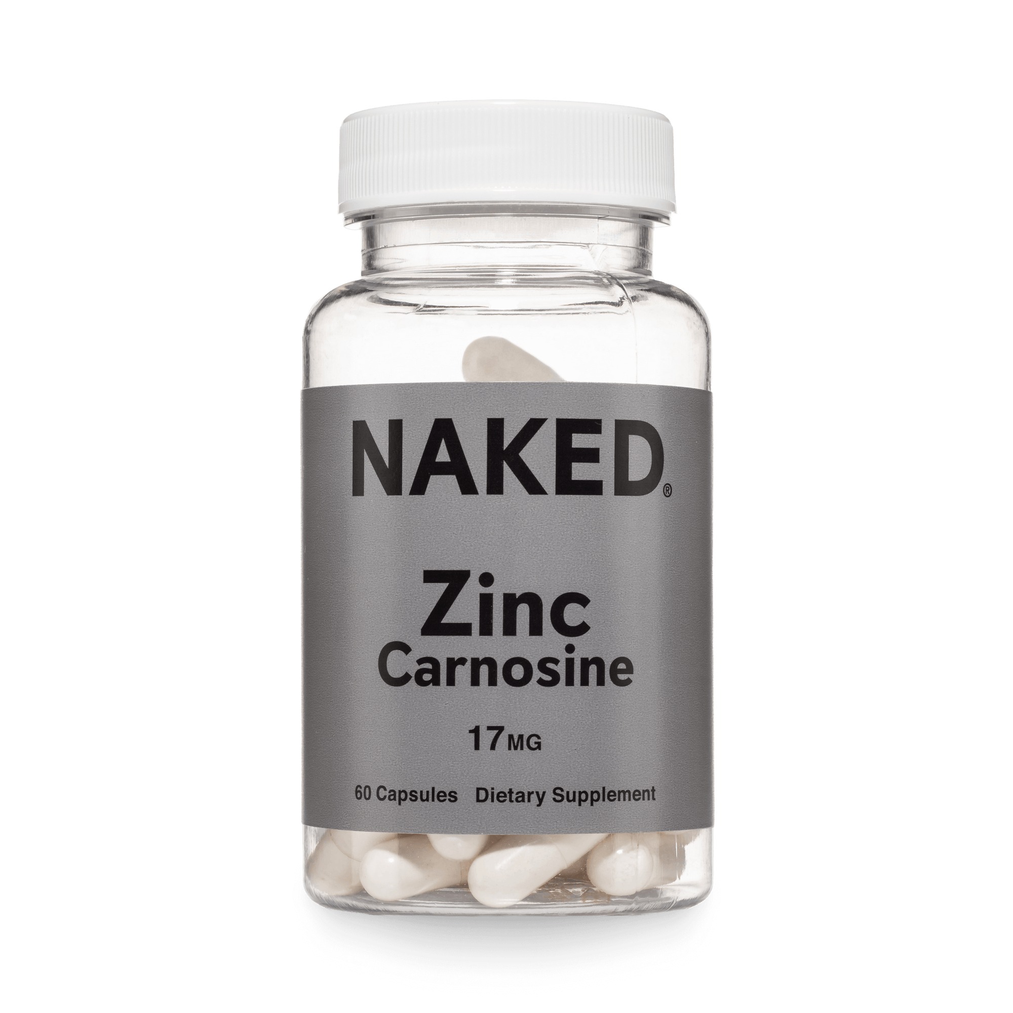 Daily Zinc Supplement | Naked Zinc Carnosine - 60 Capsules
