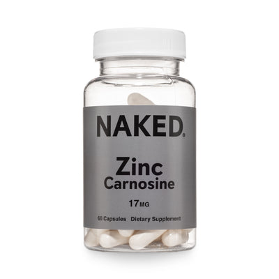 Complément quotidien de zinc | Zinc Carnosine Naked - 60 capsules