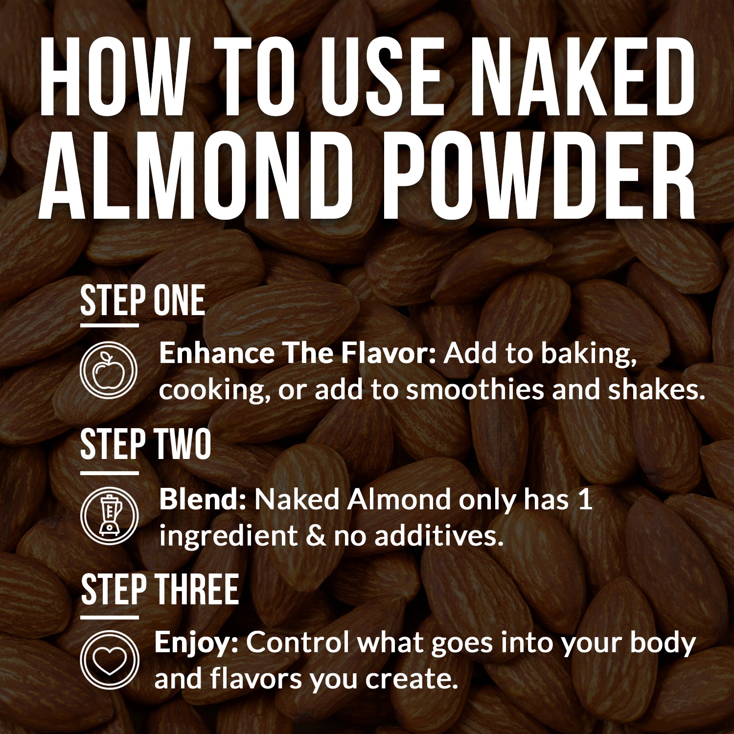 Almond Setting Powder Powdered Almonds 1.5LB - Premium - Naked Almond
