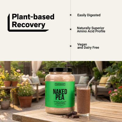 Chocolate Pea Protein Powder | Naked Chocolate Pea - 2LB