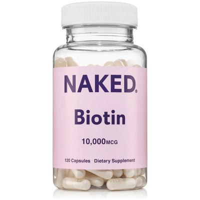 Daily Biotin Supplement | Naked Biotin - 120 Capsules