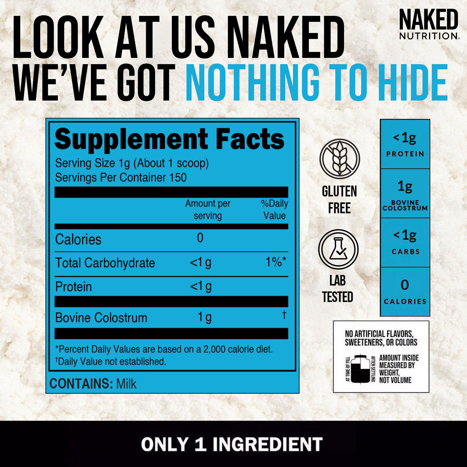 Grass-Fed Colostrum Powder | Naked Colostrum - 150 Servings - Image 6
