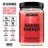 Suplemento preentrenamiento con cítricos | Naked Energy - 30 porciones