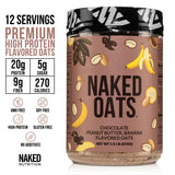 gluten free protein oats - chocolate pb banana