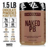 Chocolate Powdered Peanut Butter | Chocolate Naked PB - 1.5LB