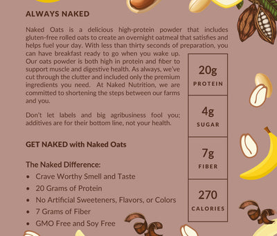 high protein chocolate peanut butter oatmeal