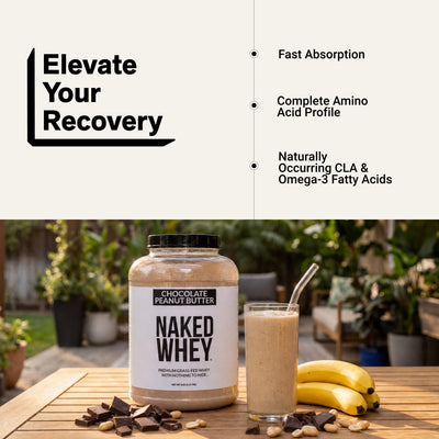 chocolate peanut butter whey protein shake isolate powder amino acid
