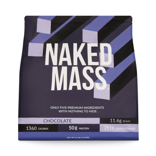 Suplemento de Proteína para Ganancia de Masa de Chocolate | Naked Chocolate Mass - 12LB