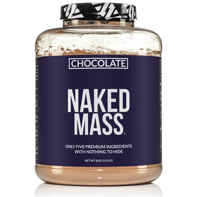 Chocolate Weight Gainer Protein Supplement | Naked Chocolate Mass - 8LB