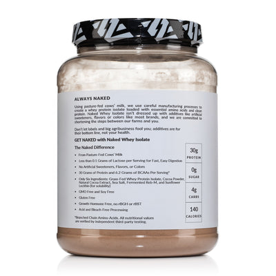 lactose free whey isolate chocolate