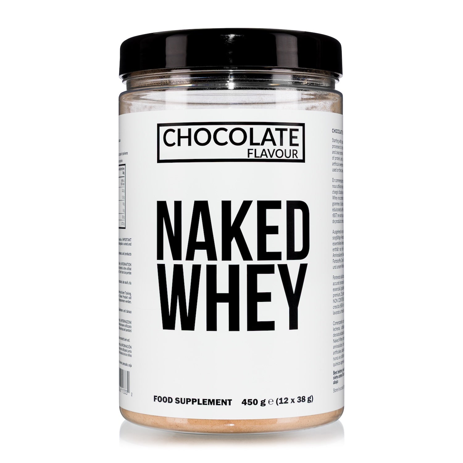 Chocolate Whey Protein Powder | Naked Chocolate Whey - 450g