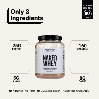 whey isolate protein powder clean ingredient gluten-free soy-free
