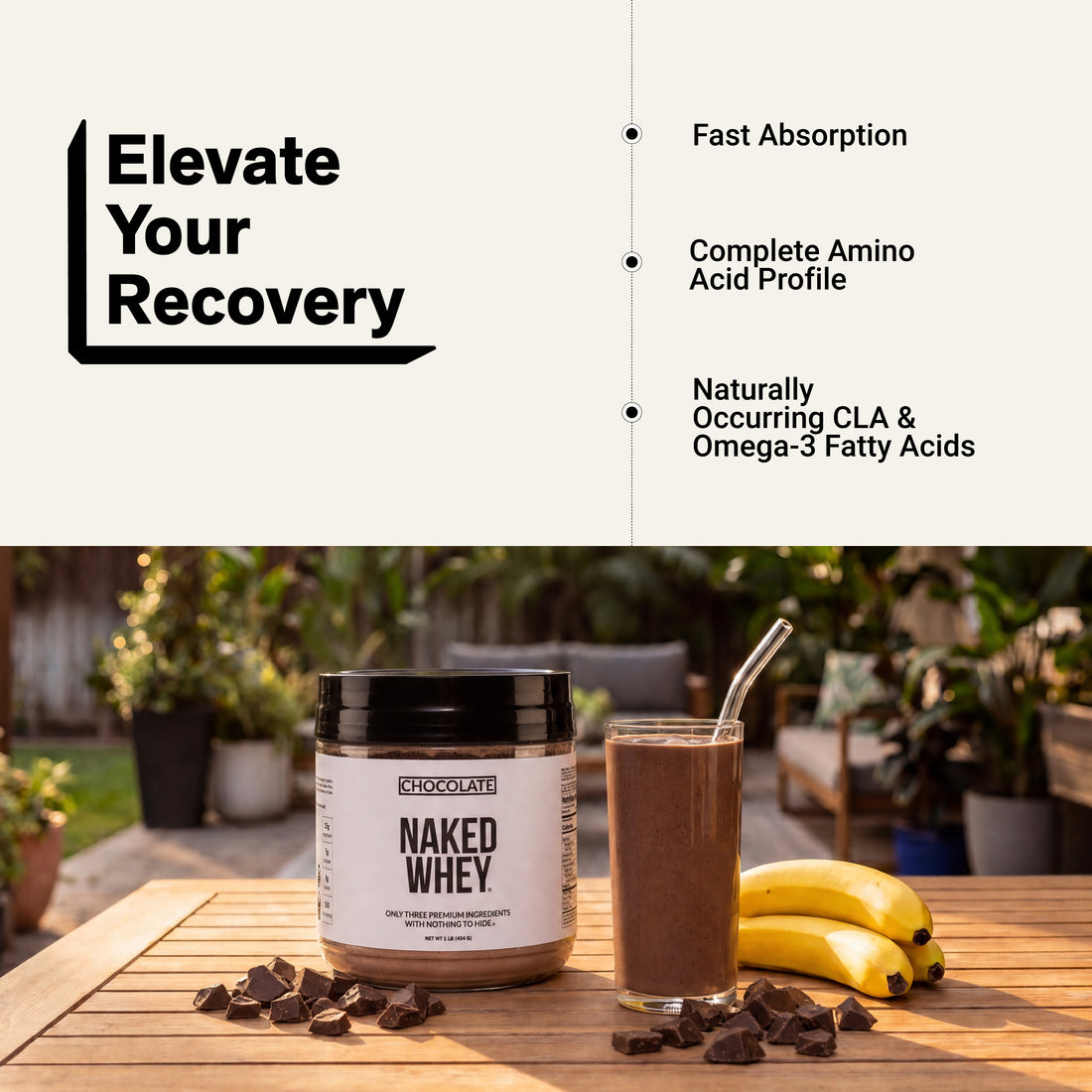 chocolate whey protein smoothies shakes baking