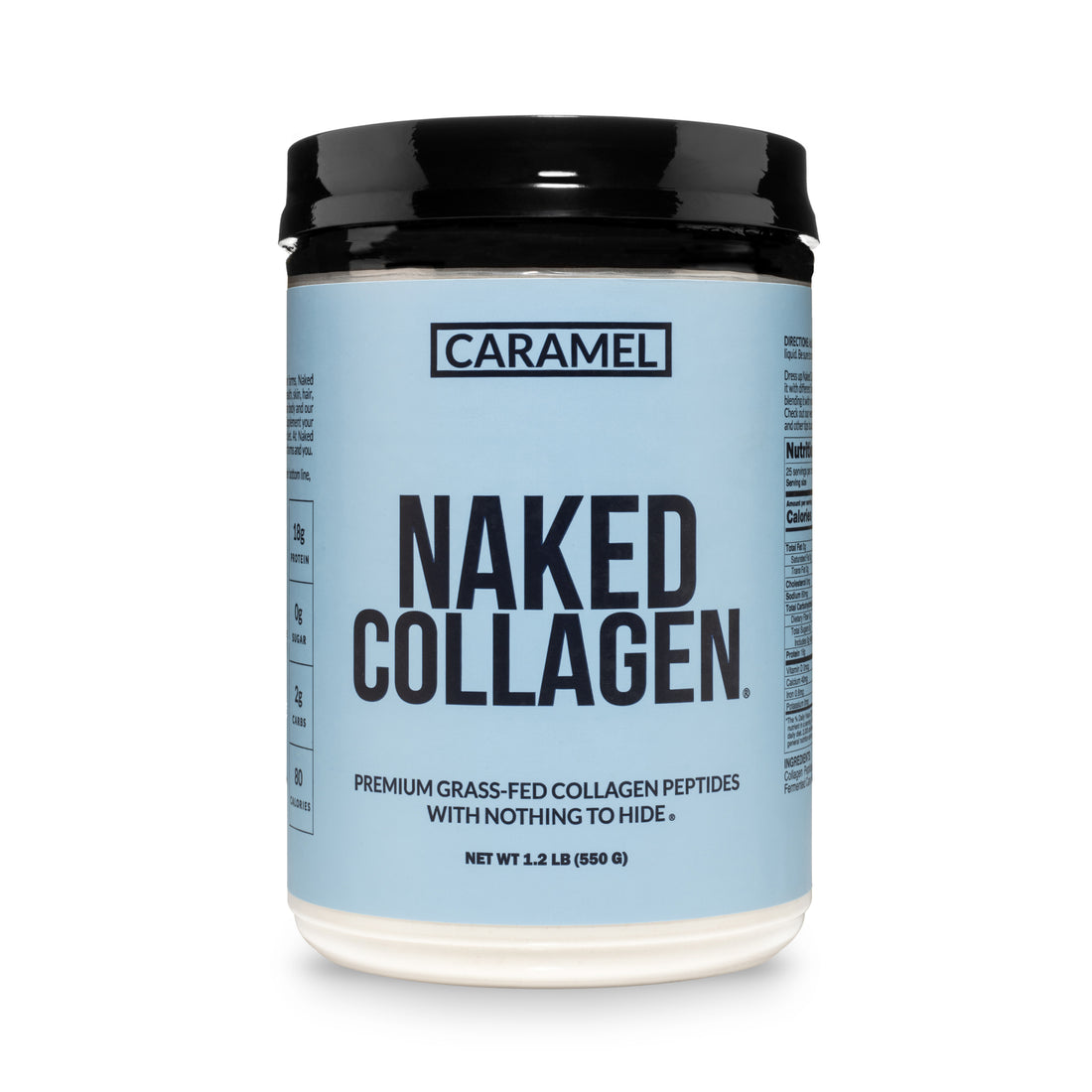 collagen peptide caramel flavored gmo-free no-additives gluten-free