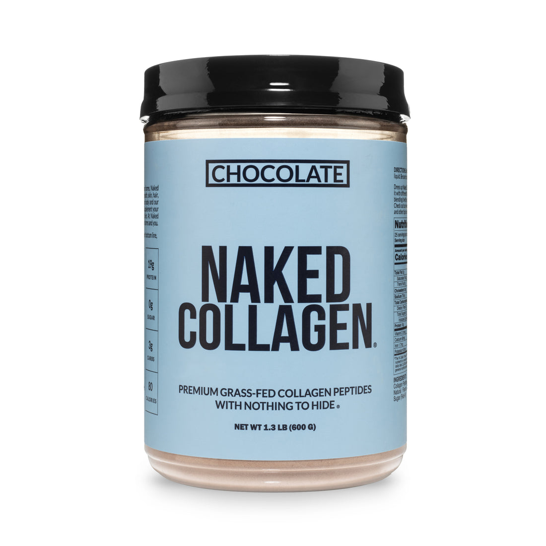 collagen peptide chocolate flavor gmo-free no-additives gluten-free