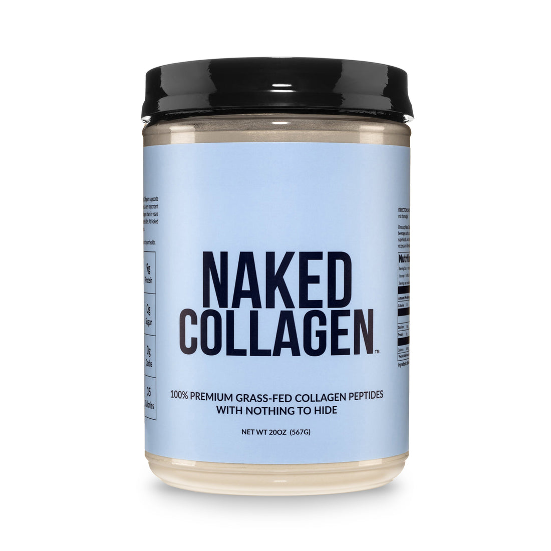 collagen peptide unflavored flavor gmo-free no-additives gluten-free