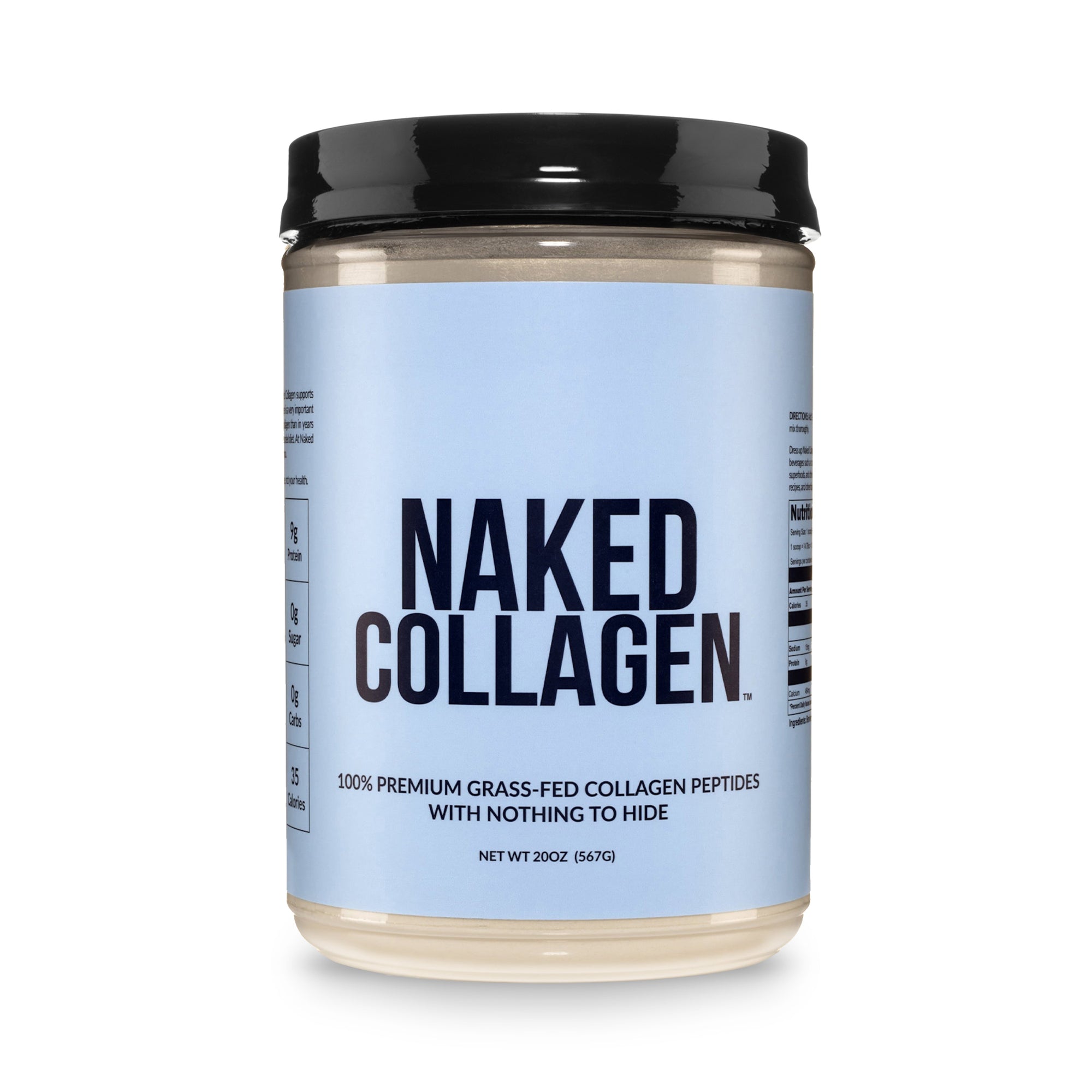 Proteína en polvo de péptidos de colágeno | Naked Collagen - 20 oz