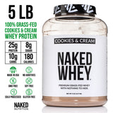 Cookies & Cream Whey Protein Powder | Naked Whey - 5LB