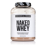 Proteína de suero en polvo con sabor a galletas y crema | Naked Whey - 5 libras