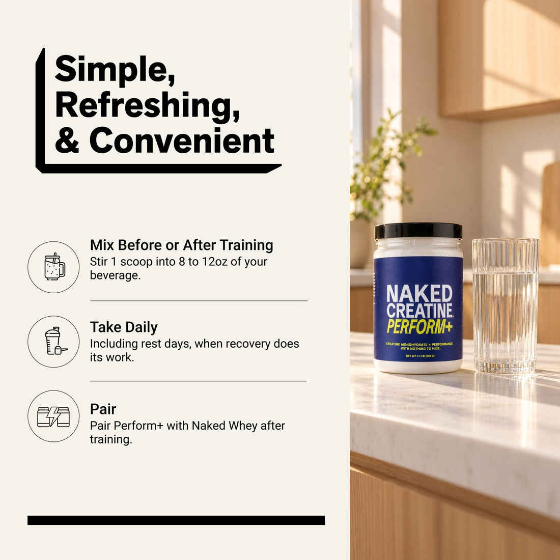 creatine powder daily mixing instructions