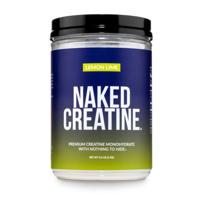 creatine monohydrate powder gmo-free no-additives flavored lemon lime