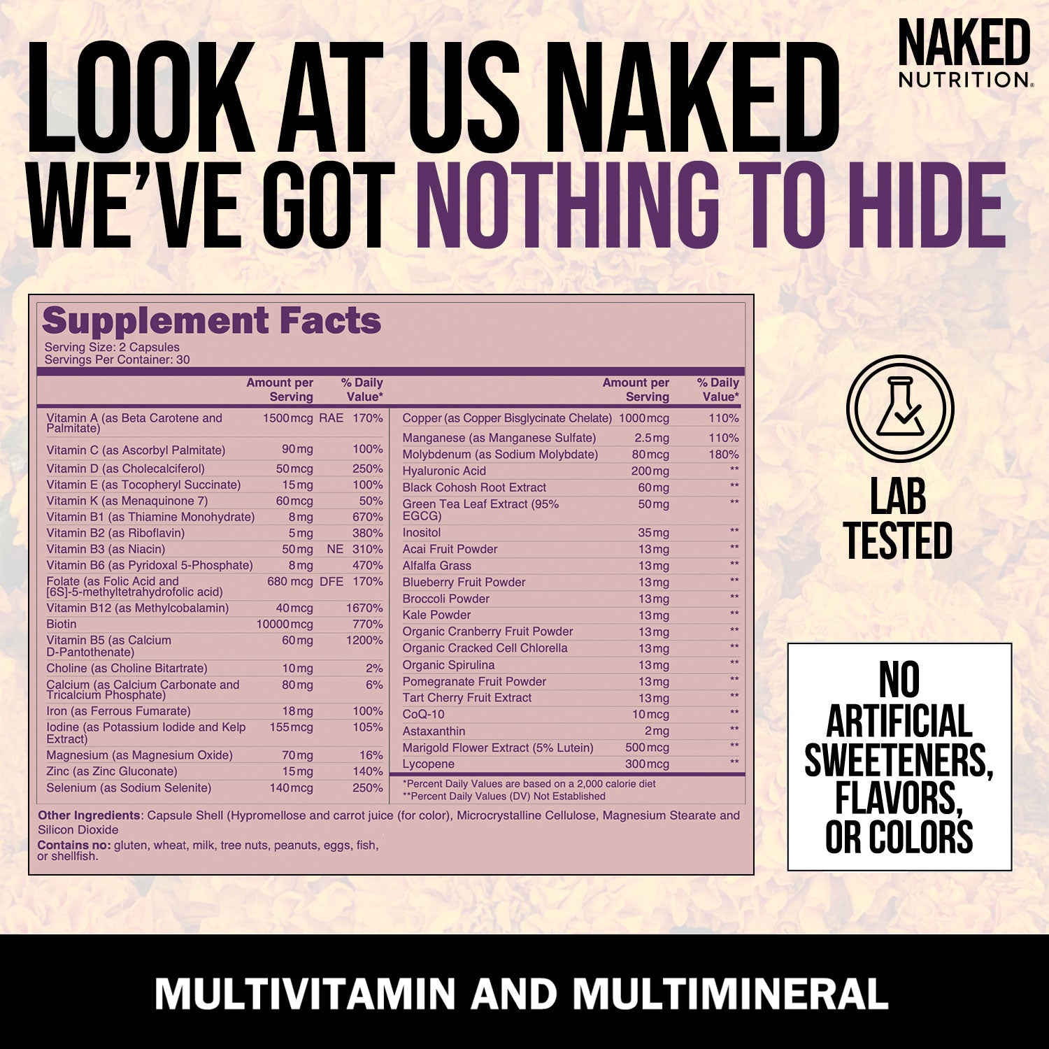 Multivitamin for Women | Women's Multi - 60 Capsules - Image 2