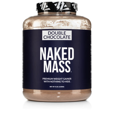 Suplemento proteico para aumentar de peso con doble chocolate | Naked Mass - 8 libras 