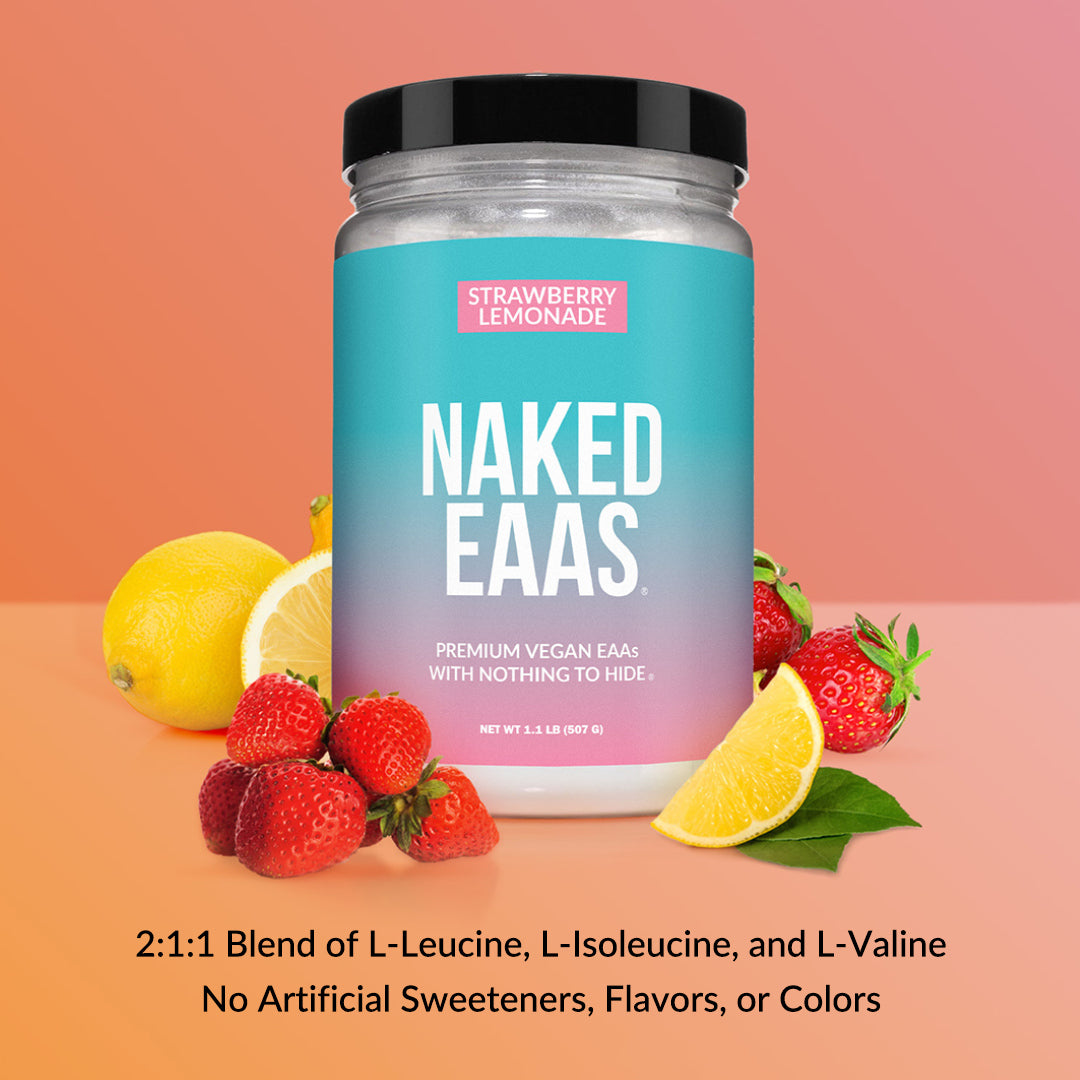 Strawberry Lemonade Essential Amino Acids Supplement | Naked EAAs - 26 Servings - Image 3