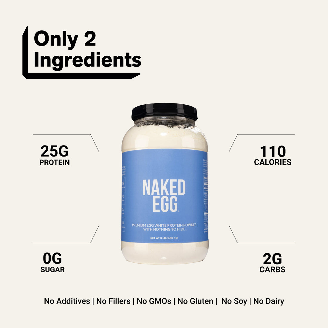 egg powder protein clean ingredient gluten free soy free