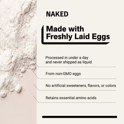 Mélange de protéines en poudre - 3LB Mélange de protéines d'oeuf, de lactosérum et de caséine - Naked Protein - 3LB