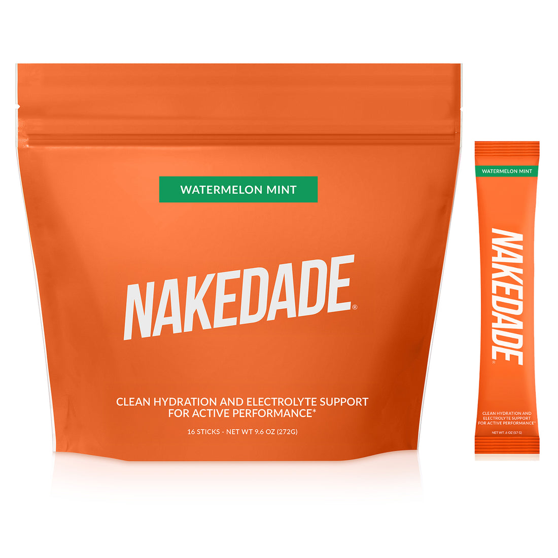 Elektrolytpulverpaket - Vattenmelon Mynta | Nakedade