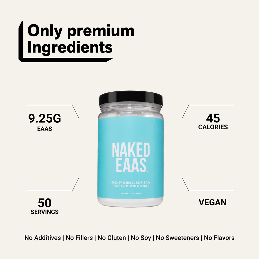 essential amino acids no additives no filles no gluten no soy