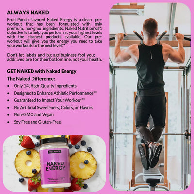Pre Workout Supplement Fruit Punch