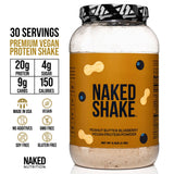peanut butter blueberry protein shake