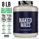 Suplemento proteico para aumentar de peso | Naked Mass - 8 libras