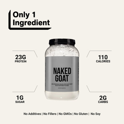 Goat Whey Protein Powder | Naked Goat - 2lb