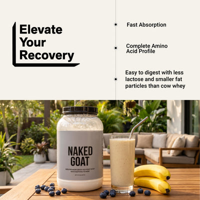 goat whey protein shake powder amino acid