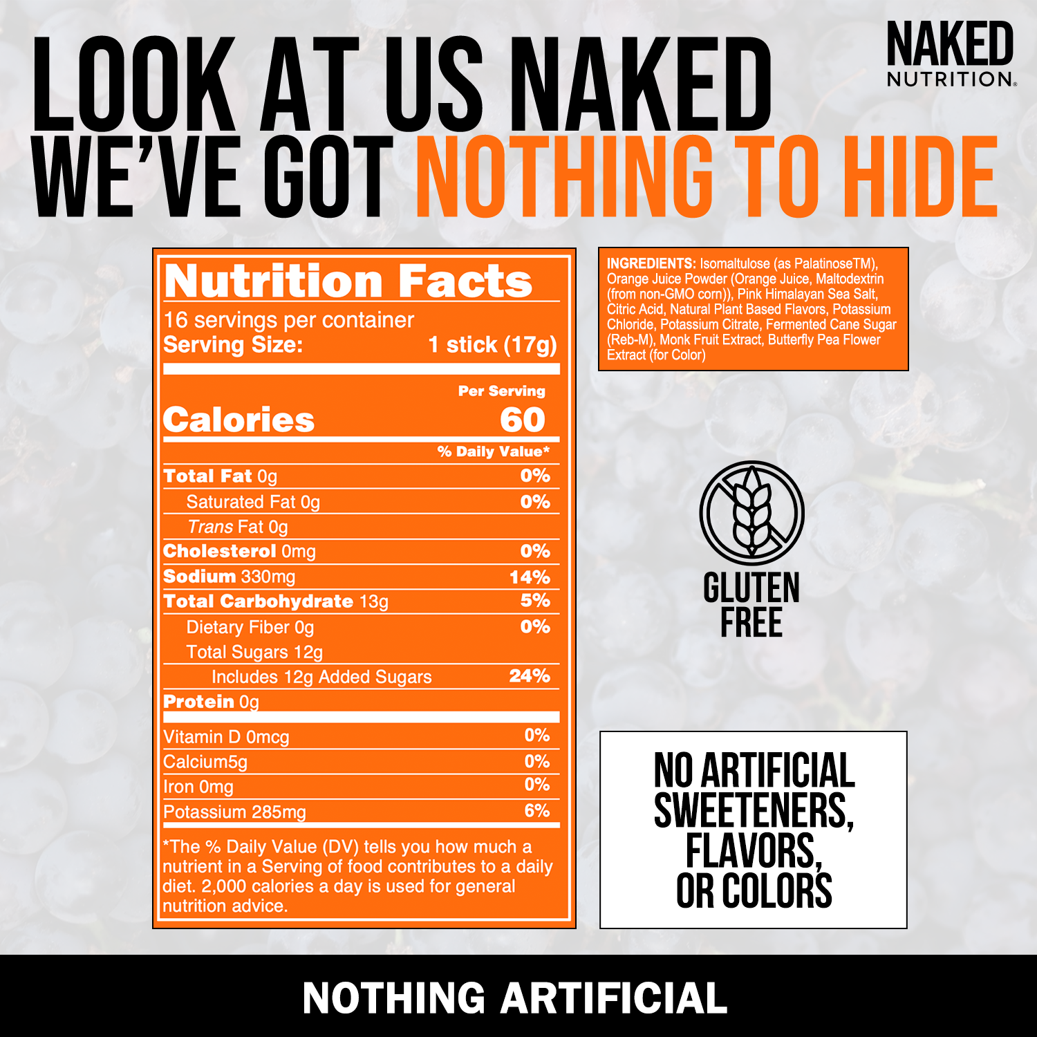 Electrolytes Powder Packets - Grape | Nakedade - Image 4