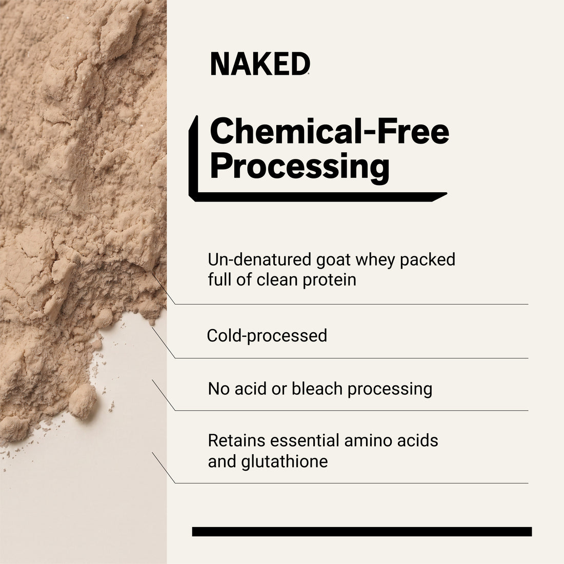 Chocolate Goat Whey Protein Powder 2lb