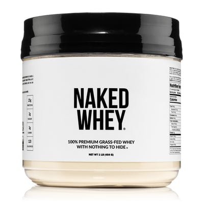 grass-fed whey protein powder unflavored pdp_featured Variant: 1LB