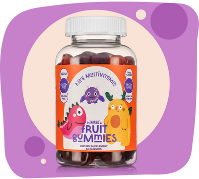Gomitas multivitamínicas para niños | 60 gomitas de frutas