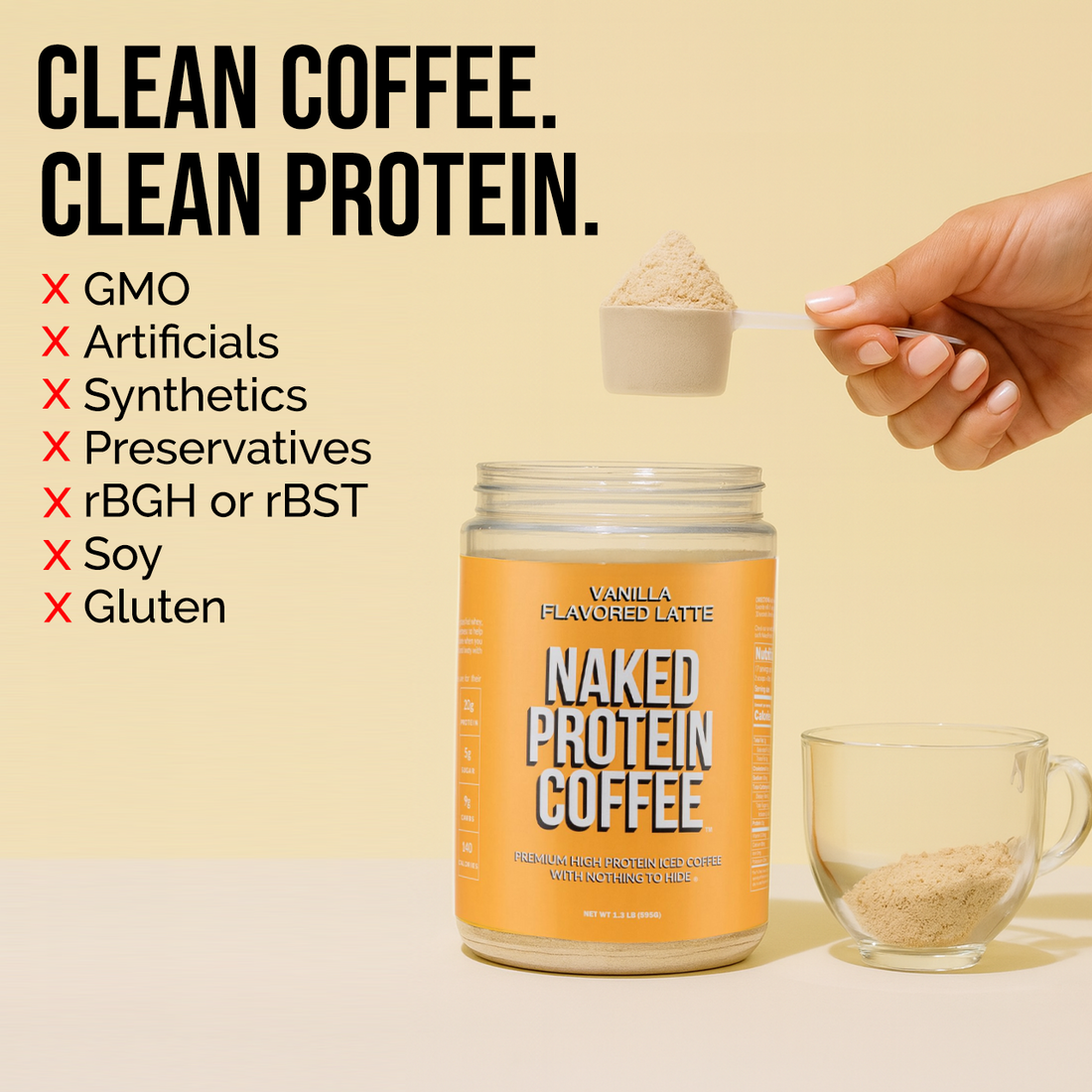 vanilla high protein coffee